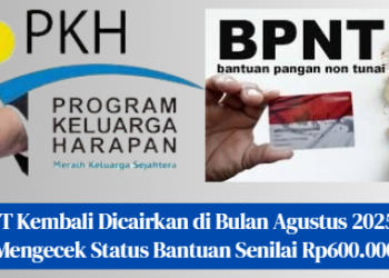 PKH dan BPNT Kembali Dicairkan di Bulan Agustus 2025, Simak Cara Mengecek Status Bantuan Senilai Rp600.000
