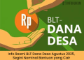 Info Resmi BLT Dana Desa Agustus 2025, Segini Nominal Bantuan yang Cair