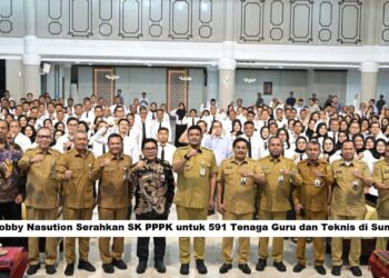 Bobby Nasution Serahkan SK PPPK untuk 591 Tenaga Guru dan Teknis di Sumut