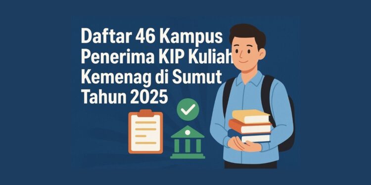 Daftar 46 Kampus Penerima KIP Kuliah Kemenag di Sumut Tahun 2025