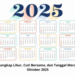 Daftar Lengkap Libur, Cuti Bersama, dan Tanggal Merah Bulan Oktober 2025