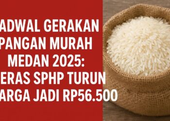 Jadwal Gerakan Pangan Murah Medan 2025 Beras SPHP Turun Harga Jadi Rp56.500