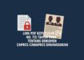 Link PDF Keputusan KPU No. 731 Tahun 2025 tentang Dokumen Capres-Cawapres Dirahasiakan