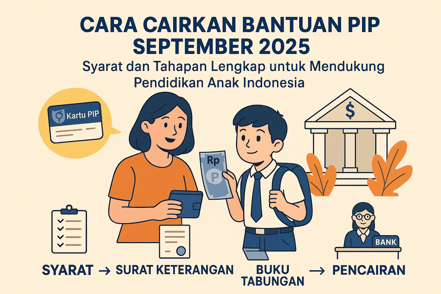 Cara Cairkan Bantuan PIP September 2025: Syarat dan Tahapan Lengkap untuk Mendukung Pendidikan Anak Indonesia