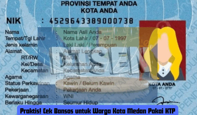 Praktis! Cek Bansos untuk Warga Kota Medan Pakai KTP