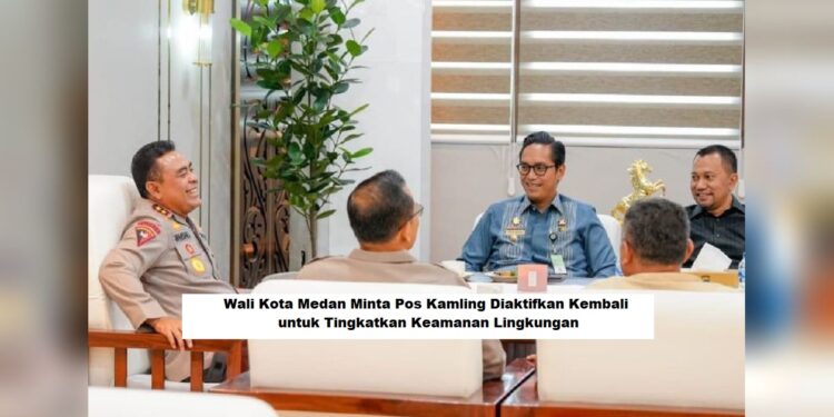 Wali Kota Medan Minta Pos Kamling Diaktifkan Kembali untuk Tingkatkan Keamanan Lingkungan
