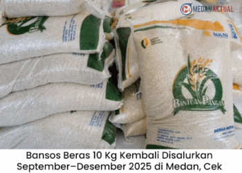 Bansos Beras 10 Kg Kembali Disalurkan September–Desember 2025 di Medan, Cek Daftar Penerima & Jadwal Lengkapnya
