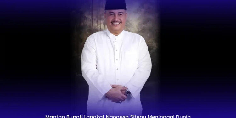 Ngogesa Sitepu Mantan Bupati Langkat Meninggal Dunia