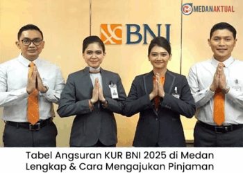 Tabel Angsuran KUR BNI 2025 di Medan Lengkap & Cara Mengajukan Pinjaman Hingga Rp500 Juta