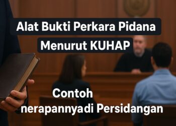 Alat Bukti Perkara Pidana Menurut KUHAP dan Contoh Penerapannya di Persidangan