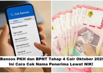 Bansos PKH dan BPNT Tahap 4 Cair Oktober 2025, Ini Cara Cek Nama Penerima Lewat NIK!