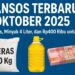 Bansos Terbaru Oktober 2025: 20 Kg Beras, Minyak 4 Liter, dan Rp400 Ribu untuk KPM