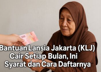 Bantuan Lansia Jakarta (KLJ) Cair Setiap Bulan, Ini Syarat dan Cara Daftarnya