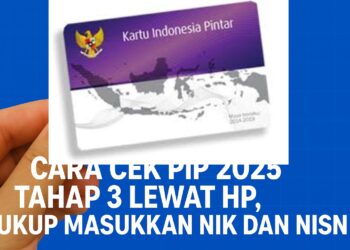 Cara Cek PIP 2025 Tahap 3 Lewat HP, Cukup Masukkan NIK dan NISN