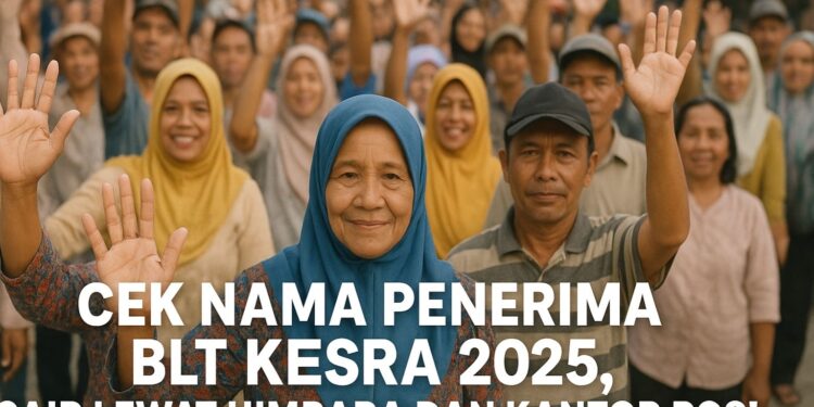 Cek Nama Penerima BLT Kesra 2025, Cair Lewat Himbara dan Kantor Pos!