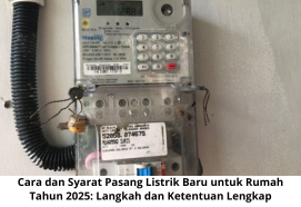 Cara dan Syarat Pasang Listrik Baru untuk Rumah Tahun 2025: Langkah dan Ketentuan Lengkap