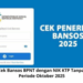 Cara Cek Bansos BPNT dengan NIK KTP Tanpa Ribet Periode Oktober 2025