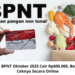 Bantuan BPNT Oktober 2025 Cair Rp600.000, Begini Cara Ceknya Secara Online