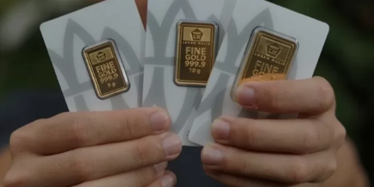 Harga Emas Antam Hari Ini Turun Jadi Rp 2.321.000 per Gram