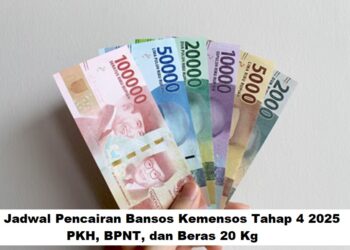 Jadwal Pencairan Bansos Kemensos Tahap 4 2025: PKH, BPNT, dan Beras 20 Kg