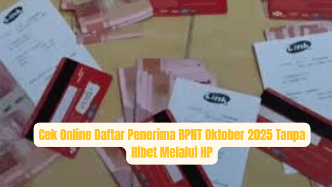 Cek Online Daftar Penerima BPNT Oktober 2025 Tanpa Ribet Melalui HP