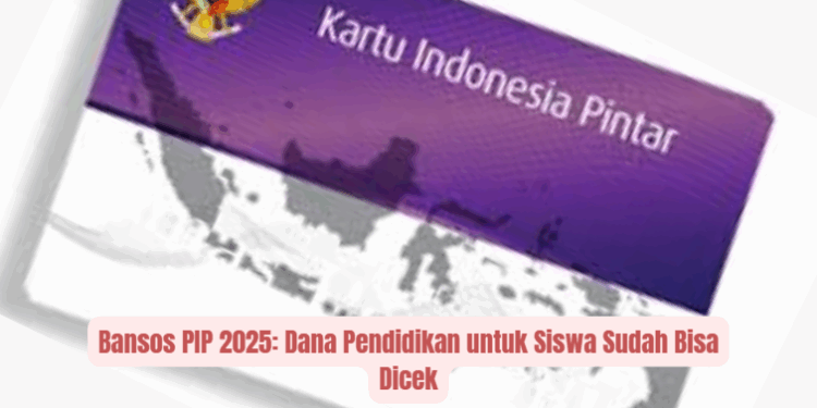 Bansos PIP 2025: Dana Pendidikan untuk Siswa Sudah Bisa Dicek