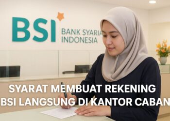 Syarat Membuat Rekening BSI Langsung di Kantor Cabang