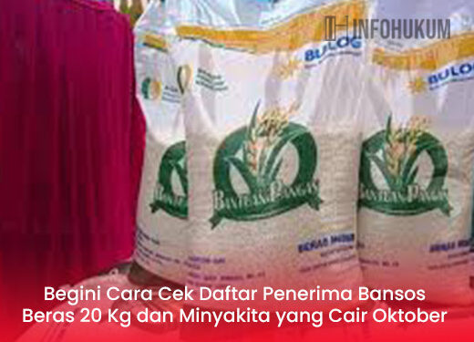 Begini Cara Cek Daftar Penerima Bansos Beras 20 Kg dan Minyakita yang Cair Oktober 2025