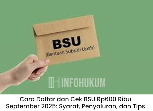 Cara Daftar dan Cek BSU Rp600 Ribu September 2025: Syarat, Penyaluran, dan Tips Penting