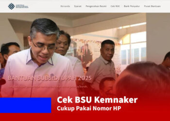 Cara Cek Status Penerima BSU Kemnaker Go Id 2025 Lewat HP, Cukup Pakai Nomor KTP
