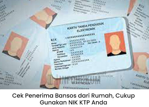 Cek Penerima Bansos dari Rumah, Cukup Gunakan NIK KTP Anda