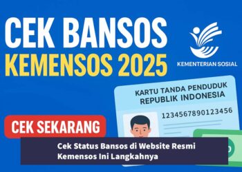 Cek Status Bansos di Website Resmi Kemensos, Ini Langkahnya