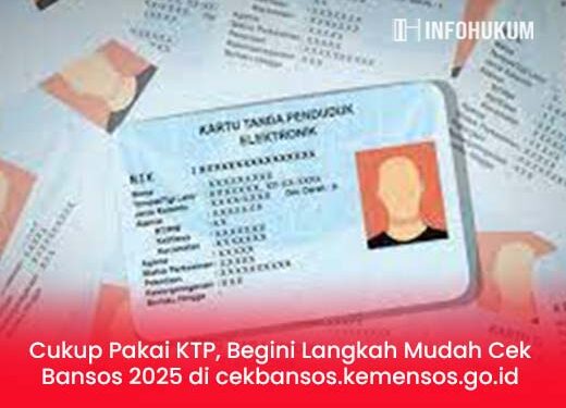 Cukup Pakai KTP, Begini Langkah Mudah Cek Bansos 2025 di cekbansos.kemensos.go.id