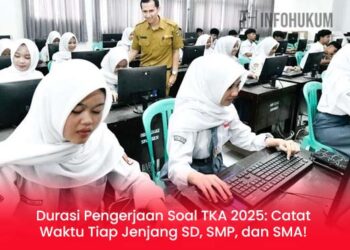 Durasi Pengerjaan Soal TKA 2025: Catat Waktu Tiap Jenjang SD, SMP, dan SMA!