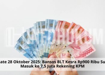 Update 28 Oktober 2025: Bansos BLT Kesra Rp900 Ribu Sudah Masuk ke 7,5 Juta Rekening KPM