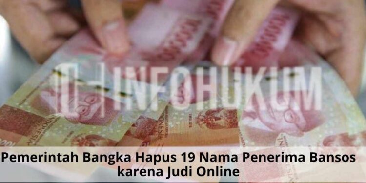 Pemerintah Bangka Hapus 19 Nama Penerima Bansos karena Judi Online