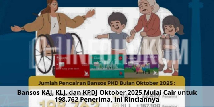 Bansos KAJ, KLJ, dan KPDJ Oktober 2025 Mulai Cair untuk 198.762 Penerima, Ini Rinciannya