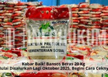 Kabar Baik! Bansos Beras 20 Kg Mulai Disalurkan Lagi Oktober 2025, Begini Cara Ceknya