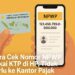 Cara Cek Nomor NPWP Pakai KTP di HP, Tidak Perlu ke Kantor Pajak.