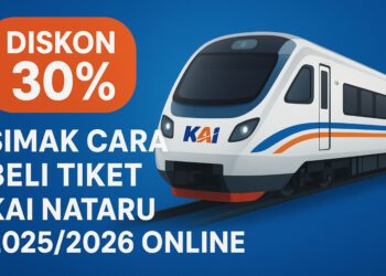 Diskon 30%, Simak Cara Beli Tiket KAI Nataru 20252026 Online