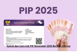 Syarat dan Cara Cek PIP November 2025 Berikut Infonya