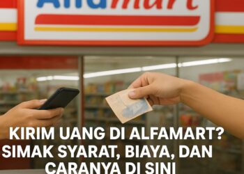 Kirim Uang di Alfamart Simak Syarat, Biaya, dan Caranya Di Sin