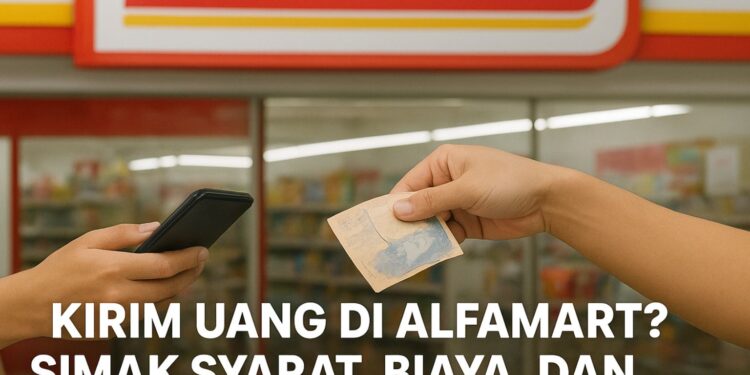 Kirim Uang di Alfamart Simak Syarat, Biaya, dan Caranya Di Sin