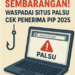 Jangan Klik Sembarangan! Waspadai Situs Palsu Cek Penerima PIP 2025