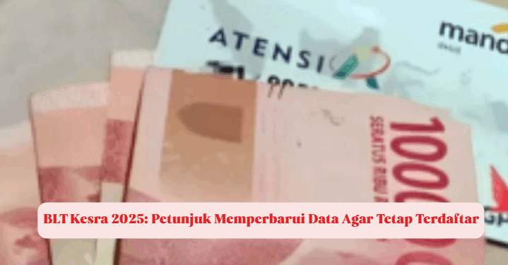 BLT Kesra 2025: Petunjuk Memperbarui Data Agar Tetap Terdaftar