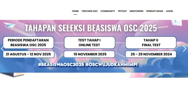 Beasiswa OSC 2025: Kesempatan Kuliah Gratis di Puluhan Kampus Unggulan