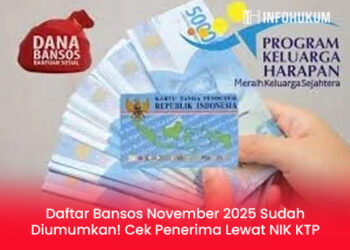 Daftar Bansos November 2025 Sudah Diumumkan! Cek Penerima Lewat NIK KTP Tanpa Ribet