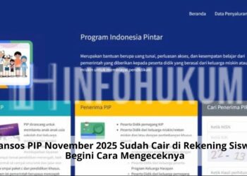 Bansos PIP November 2025 Sudah Cair di Rekening Siswa, Begini Cara Mengeceknya