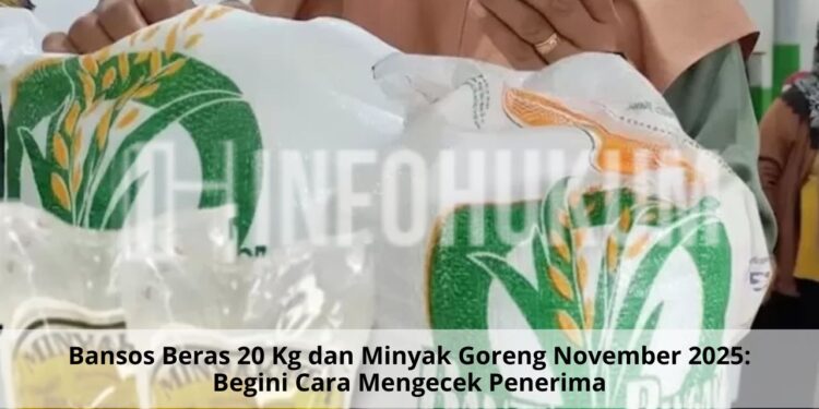 Bansos Beras 20 Kg dan Minyak Goreng November 2025: Begini Cara Mengecek Penerima