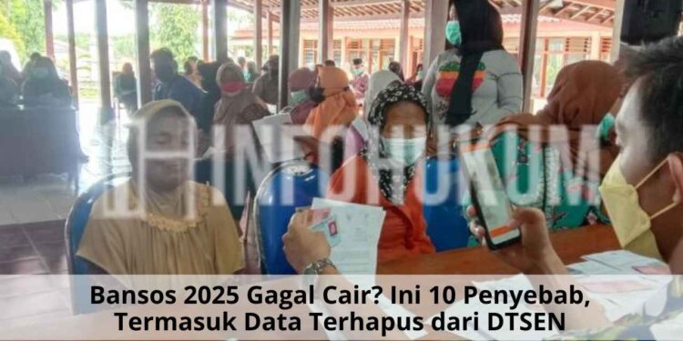 Bansos 2025 Gagal Cair? Ini 10 Penyebab, Termasuk Data Terhapus dari DTSEN